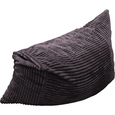 Fauteuil Pouf Convertible surdimensionné en velours côtelé (1/5)