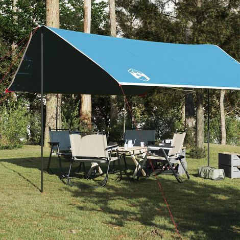 vidaXL Camping Tarp Blue 430x380x210 cm Waterproof (1/5)