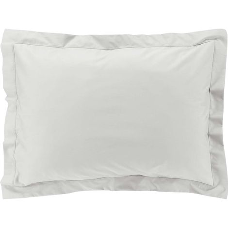 douceur d'intérieur, Taie d'Oreiller (50 x 70 cm) Percaline Blanc, Percale de Coton (1/5)