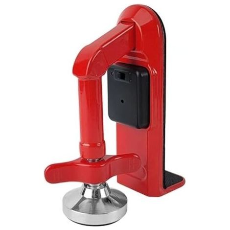 Alarme de butée de porte, verrou de porte portable rouge, butée de porte anti-effraction avec alarme, sécurité de porte pour la protection personnelle à domicile, à l'hôtel et en voya (1/5)