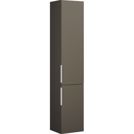 burgbad Eqio Armoire haute 2 portes, 1 tiroir intérieur,