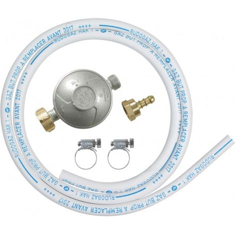 Butan-weichschlauch-set mit 1 halter, 1 sauger und 1 weichschlauch 1 m50 - Ribitech - DG170TC75/B