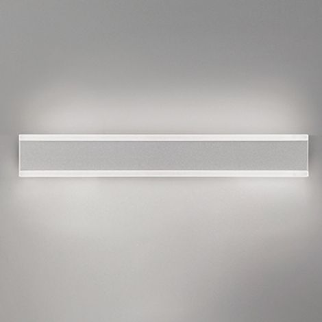 Riga Lampada da parete e soffitto a LED 27W 2180lm 3000K IP54 in alluminio bianco opaco per interni ed esterni design minimalista moderno 50.5cm