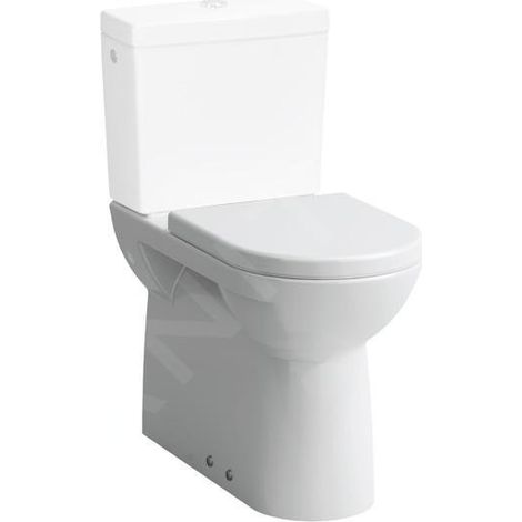 Laufen Pro - Cuvette WC combinée, évacuation arrière/bas, arrivée d'eau latérale, blanc H8249550002311 (1/3)