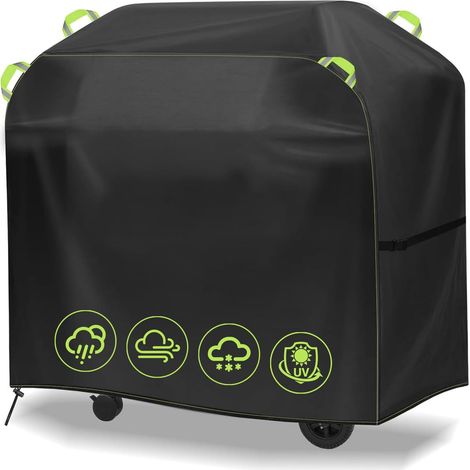 Housse Barbecue Extérieur 12060120cm, Anti-Vent Bâche de Protection Barbecue Camping-gaz en Tissu Oxford 420D, Etanche Housse BBQ/Chariot Plancha Convient aux etc. (1/5)