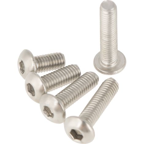 Kit 400 vis M3 acier inoxydable 304 tete fraisée et bombée empreinte hexagonale creuse avec boite (1/5)