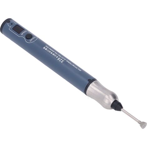 Stylo graveur électrique multifonction à 3 vitesses réglables, avec écran LED et 9 têtes. (1/5)