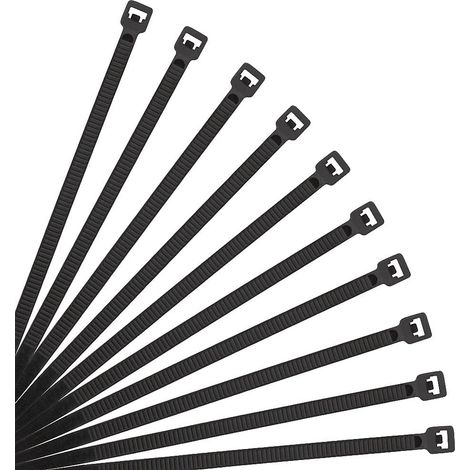 500 Colliers De Serrage 300mm x 3.6mm, Nylon Résistant Aux Uv, Pour Intérieur Et Extérieur (1/5)