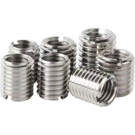 Lot de 10 Inserts Filetés M6 vers M4 Inox 15mm, Autotaraudeurs pour Auto/Turbines/Mécanique Meoiruery (1/5)