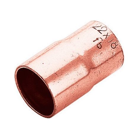 Manicotto in rame ridotto ff a saldare per rame  Diametro: 14X12 mm (1/3)