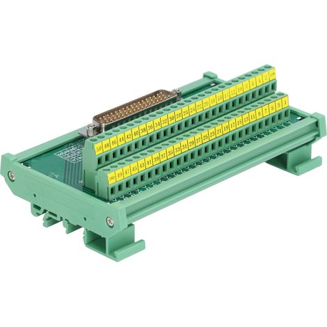 Module bornier à vis PCB cuivre plaque terminal femelle étiquette imprimée anti-oxydation 60V DC modèle DB50-G7 (1/5)