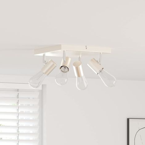 vidaXL Ceiling Spotlight Nickel 26.5 x 26 x 11.5 cm Metal (1/5)