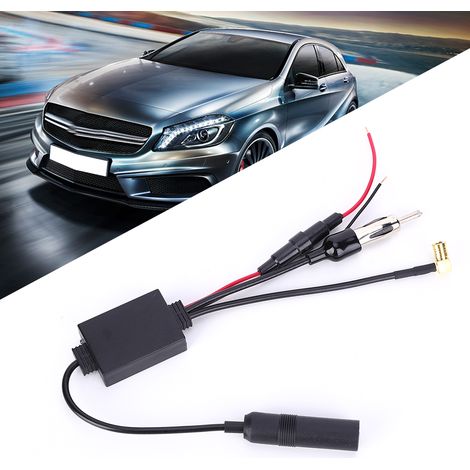 DAB-Antennensplitter für das Auto, digitaler Radioempfangsverstärker-Adapter für Europa (1/5)