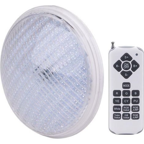 Projecteur LED submersible RGBW PAR56 40 W 12 V CC/CA IP68 pour piscine avec télécommande-AquaForge