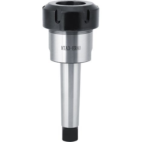 Mandrin à Pince ER40UM en Acier Carbone MTA3 pour Tour et Fraiseuse, Porte Pince Cône Morse, 3-26mm (1/5)
