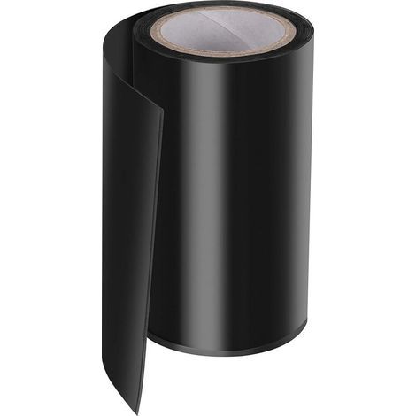 Bande d'étanchéité noire 10cm x 150cm – PVC avec revêtement TPE – Résistante sous l'eau pour réparations de piscines et tuyaux (1/5)