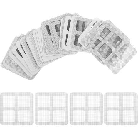 200 pièces de grilles de vidange adhésives jetables en