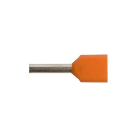 Isolierte Aderendhülse HI 2X0.5/8 orange E08KH-02020103901 /100 Stück/