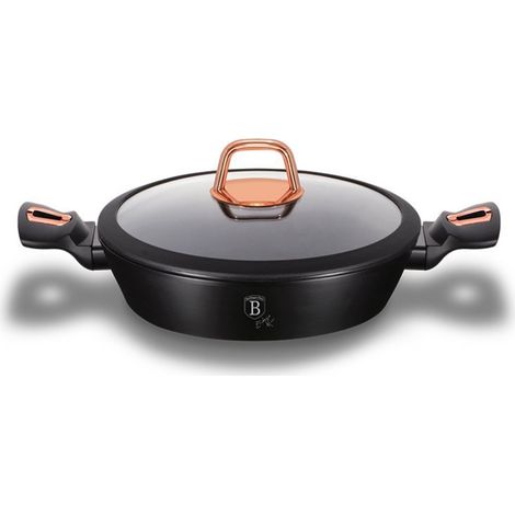 Garnek granitowy 28cm berlinger haus BH-1640 negro rosa (1/3)