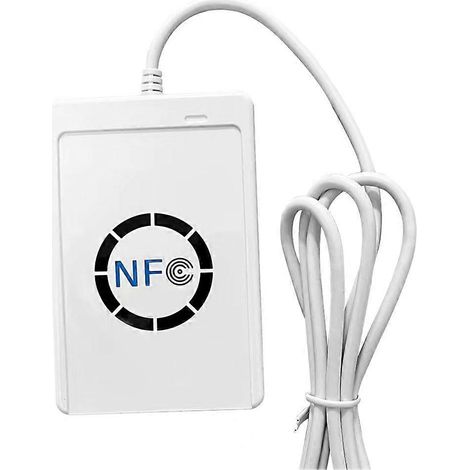 ACR122U kontaktloser RFID-Kartenleser, Smartcard-Kopierer, NFC-Ausweisduplikator, Zugangskarten-Klonwerkzeug, ISO 14443-konform, USB-Version, für den professionellen und privaten Gebrauch. (1/5)