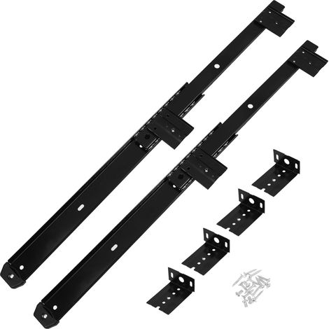 Glissières pour plateau de clavier à extension complète, rails montage (1/5)