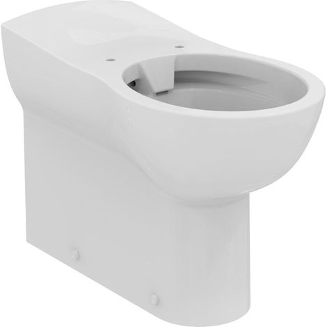 Support de toilette à hauteur fixe IS Contour 21+ sans rebord SmartGuard blanc