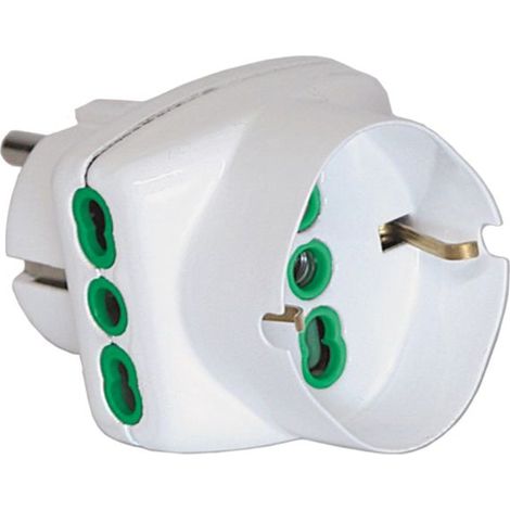 Fanton 87230 Adapter von S31 auf 2P17/11+1P40 Vertikalsystem, weiß
