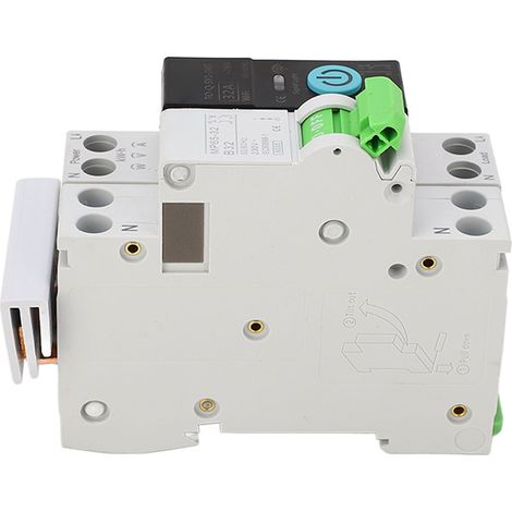 Disjoncteur intelligent WiFi avec télécommande et affichage du niveau de courant, protection contre les fuites de courant, 230 V, monophasé + neutre, 32 A (1/5)