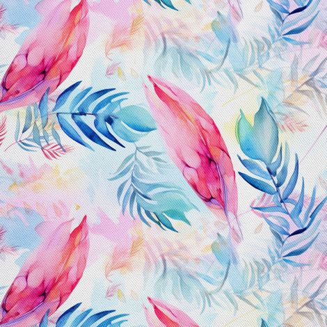 Tela decorativa para exteriores Oxford - Plumas - DX2391 (1/5)