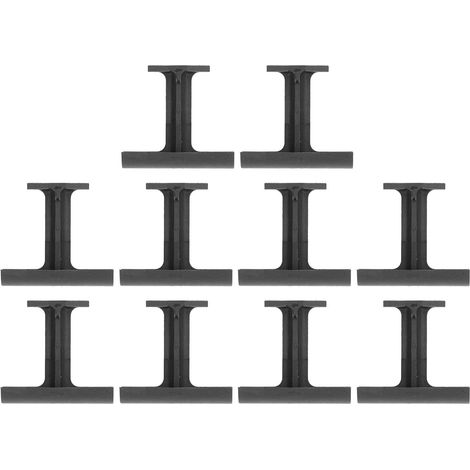 Lot de 10 clips de drainage pour panneaux photovoltaïques PA66, résistants à la chaleur et au vieillissement, adaptés à une utilisation extérieure, 3 cm / 1,2 pouce (1/5)