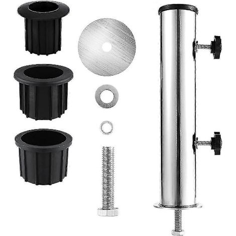 Set di tubi per supporto base ombrellone, tubo di inserimento per supporto base ombrellone da esterno, compatibile con uso esterno (1/5)