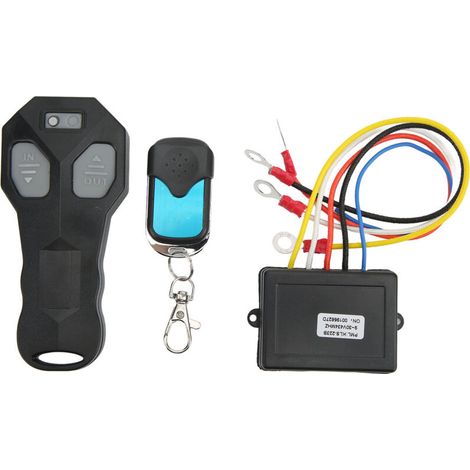 930V 75ft Funk-Seilwinden-Fernbedienungsset 434MHZ Empfänger Wasserdichter Handschalter für Auto ATV LKW (1/5)