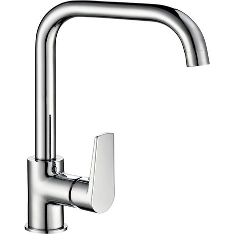Miscelatore monoforo ottone per lavello cucina london erogazione orientabile confezione 1