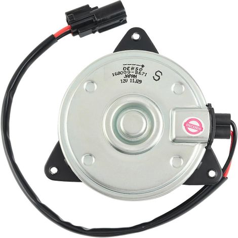 Moteur de ventilateur de refroidissement de radiateur, moteur de ventilateur électrique 38616-R60-U01 168000-8801, compatible avec les modèles Accord 2008-2013. (1/5)