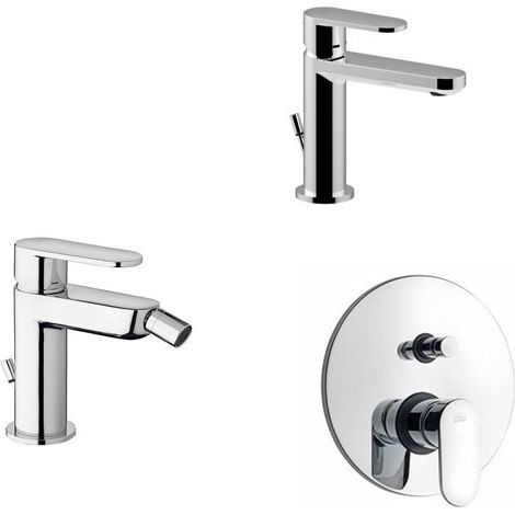 Composizione Candy, miscelatori lavabo, bidet e doccia con (1/3)