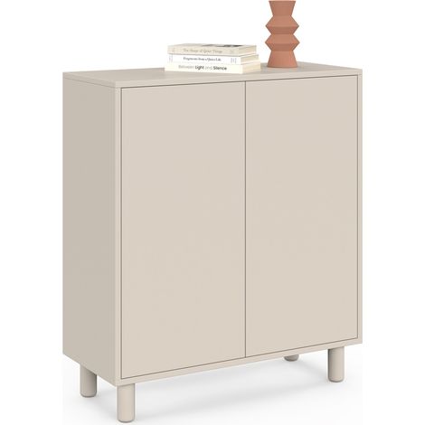 Credenza BERTILLE beige a 2 ante 70 cm (1/5)