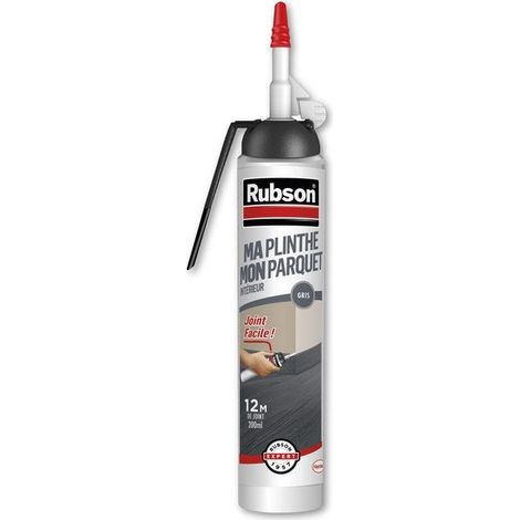 Mastic D'Étanchéité Boiserie, Parquet Et Plinthe Rubson 200 Ml Gris Moyen