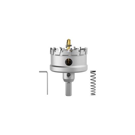 (65mm) Scie cloche en carbure de tungstène haute performance, coupe trous TCT. Acier inoxydable et grille métallique sont le choix idéal