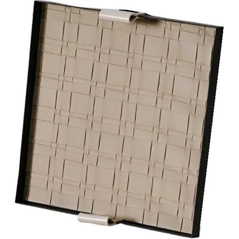 Plateau de rangement tissé en fer, plateau de rangement de bureau pour bijoux, plateau pour cosmétiques et clés, plateau décoratif carré en métal (1/5)