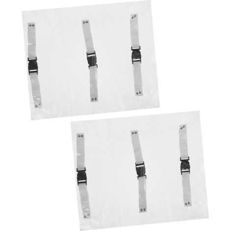 Protection de pieds chaise en 2 pièces avec un design transparent (1/5)