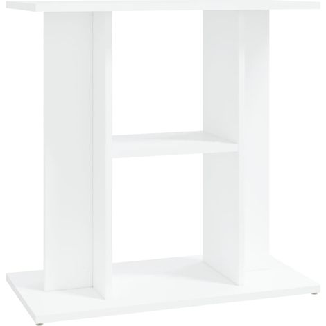 Base per mobiletto per acquario 60 x 30 x 60 cm legno ingegnerizzato bianco 020045055