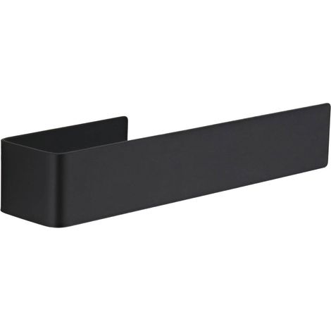 Gancio per asciugamani a parete in acciaio inox - nero - Tendance