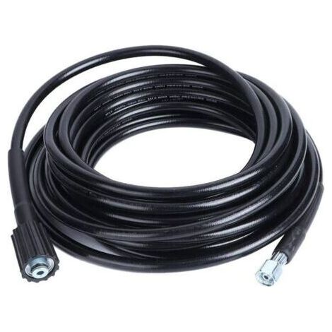 NALOOKAMIC Tuyau Haute Pression 10m, M22 Filetage - Flexible Nettoyeur Haute Pression Avec Connecteur Quick Connect de Type clic pour nettoyeurs Haute Pression Krcher K2 K3