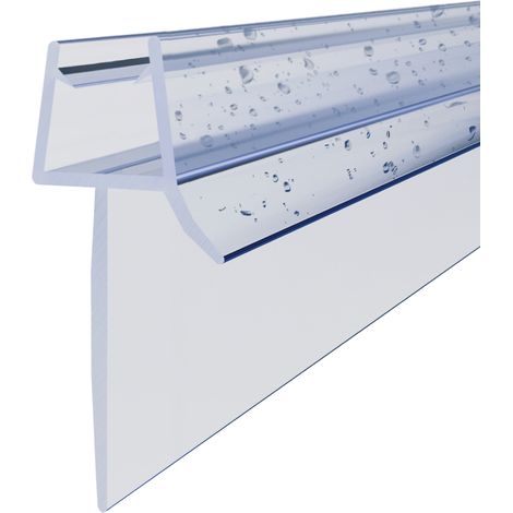 100cm Duschdichtungen mit extra verlängerter Dichtlippe für Drehfalttür Duschtür Gerade Glasstärke 8mm