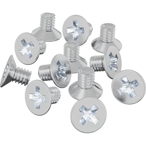 Countersunk Head Screws 32727 pcs Silver Iron vidaXL