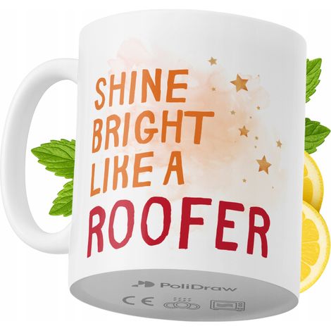 Mug humoristique pour couvreur, avec un texte amusant et un design graphique original. Idéal pour les anniversaires, les fêtes et les occasions spéciales. Mug premium pour la maison, le bureau et le t (1/5)
