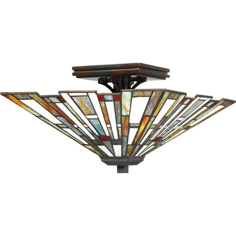 Elstead Quoizel Maybeck Tiffany Valiant Bronzo (1/5)