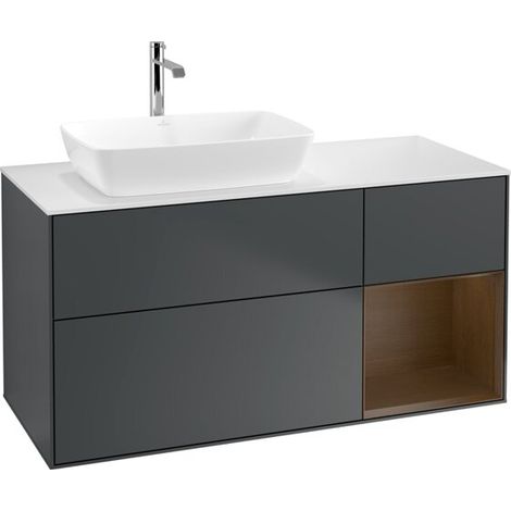 Villeroy & Boch F811GNHG Meuble sous-lavabo Finion F81 (1/2)