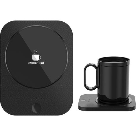 Réchauffeur De Tasse - Plaque Chauffante Électrique Pour Boissons - Compatible Avec Tasses En Céramique Verre Métal Émail - 10 H D'arrêt Automatique - 1 Pièce (1/5)