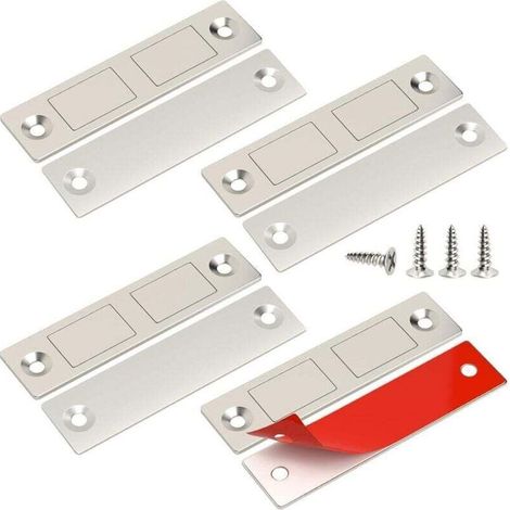 Aimant meubles Fixation portes 4pcs ultra fins, magnétique Ménages (armoires/cuisine/meubles) (1/4)